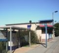 S-Bahnhof Strausberg Hegermühle (Fahrkartenautomat und Informationshäuschen).JPG